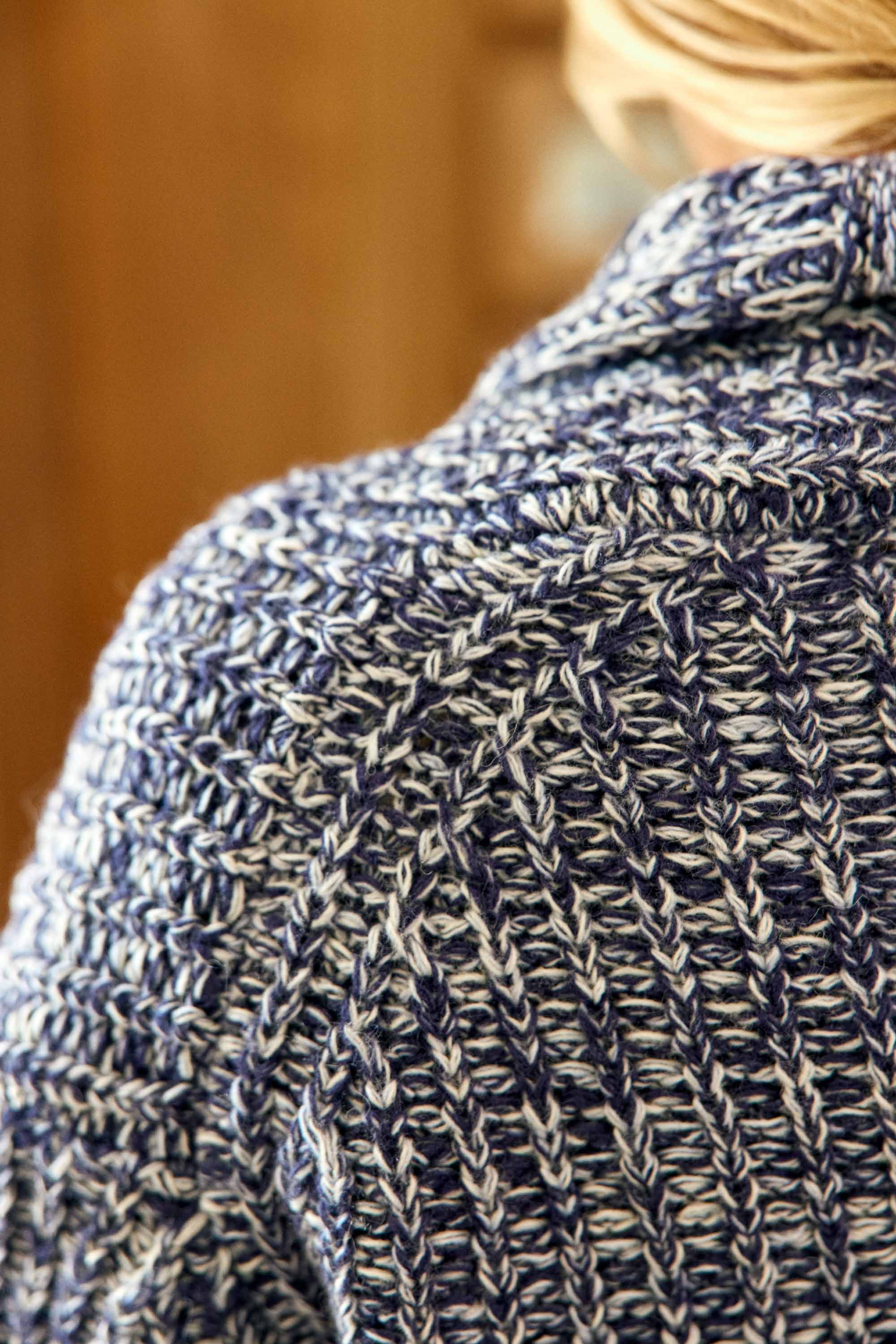 Gilet long marine - Melisse