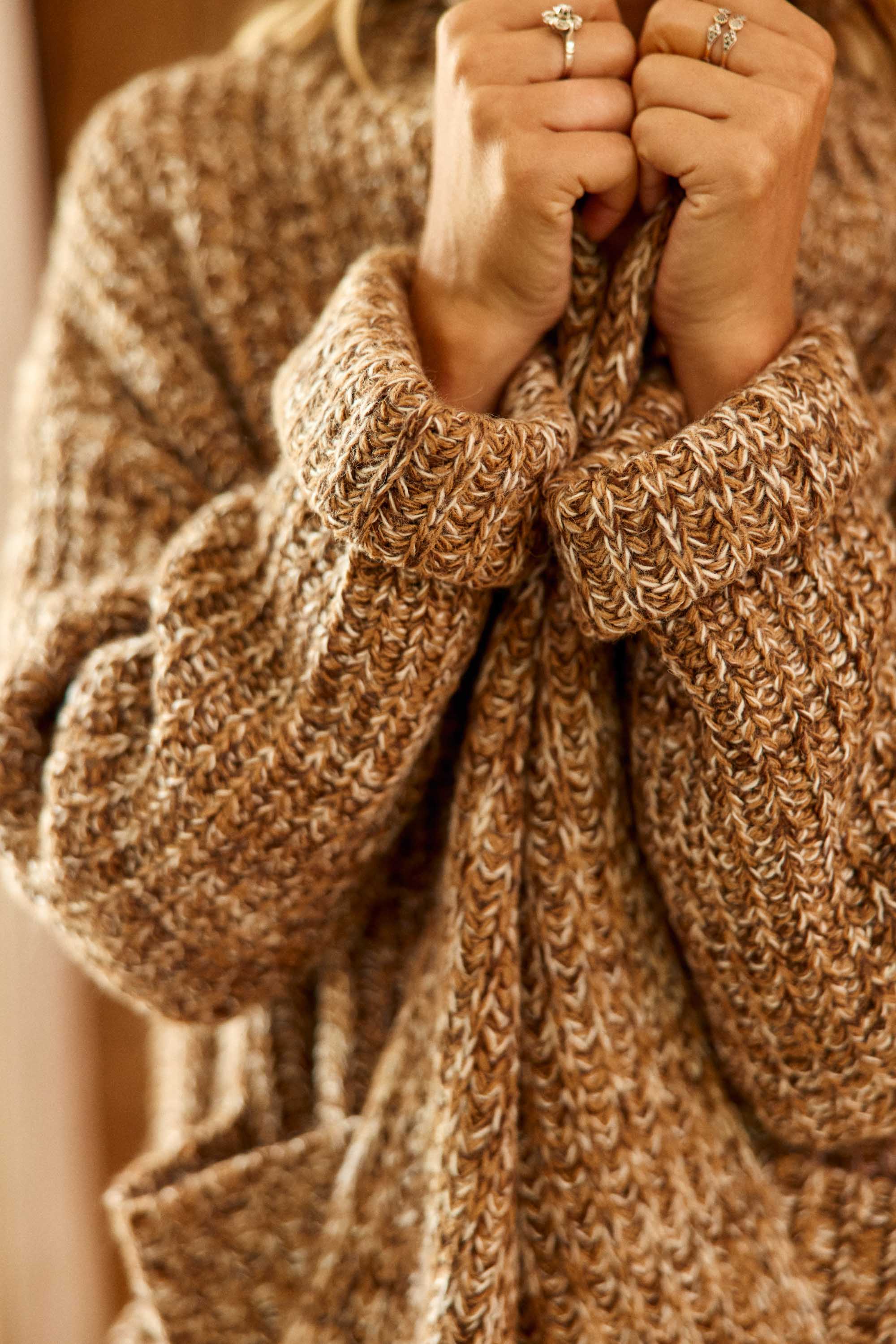 Gilet long marron - Melisse