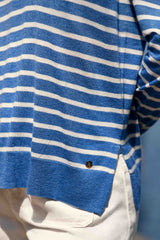 Pull marinière col V - Melyo