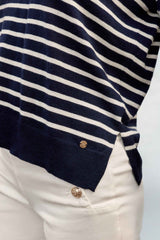 Pull col V marinière - Melyo