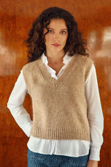 Pull sans manches camel - Mercy