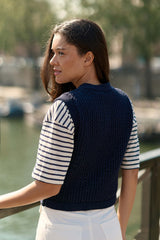 Gilet sans manches marine - Milana