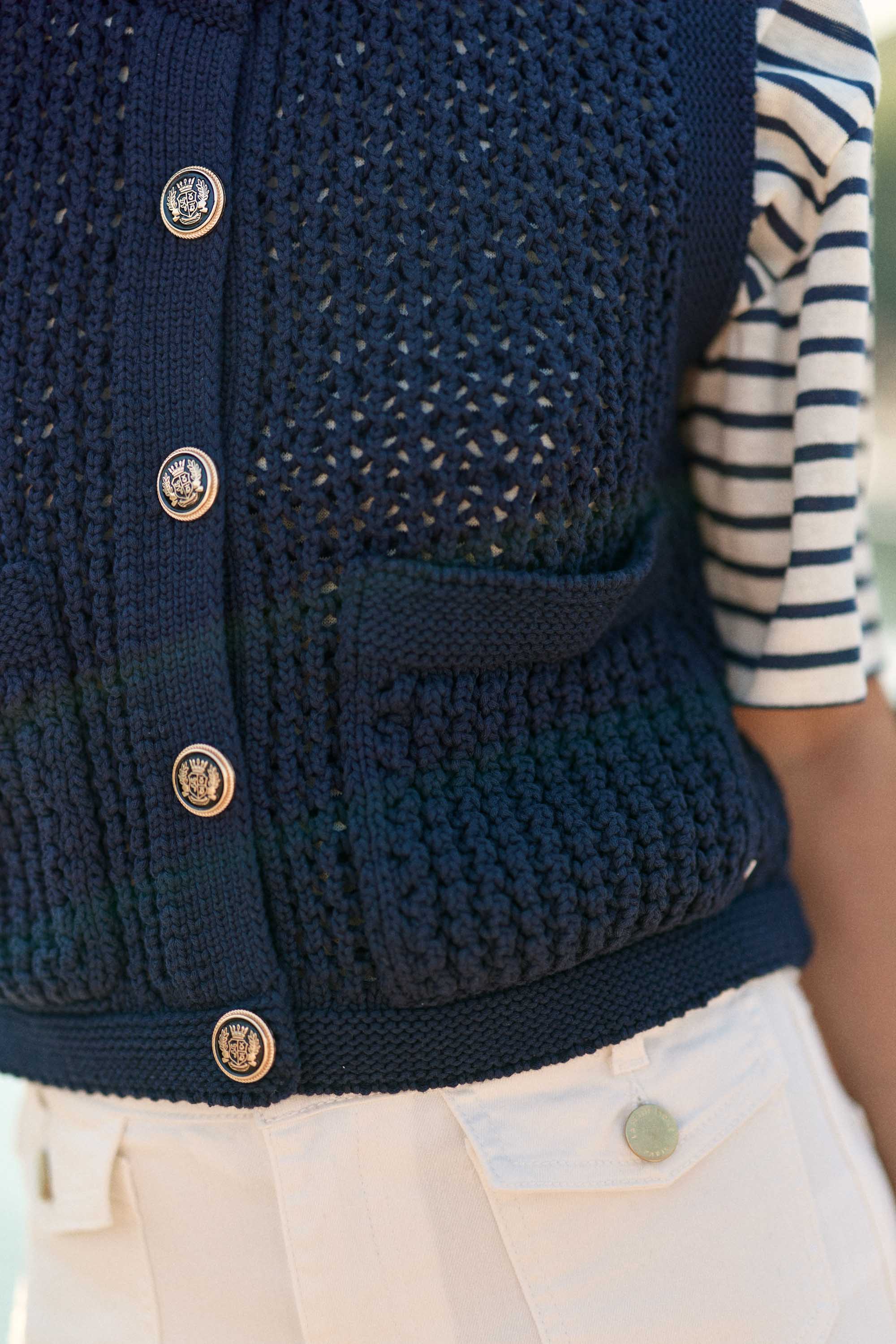 Gilet sans manches marine - Milana