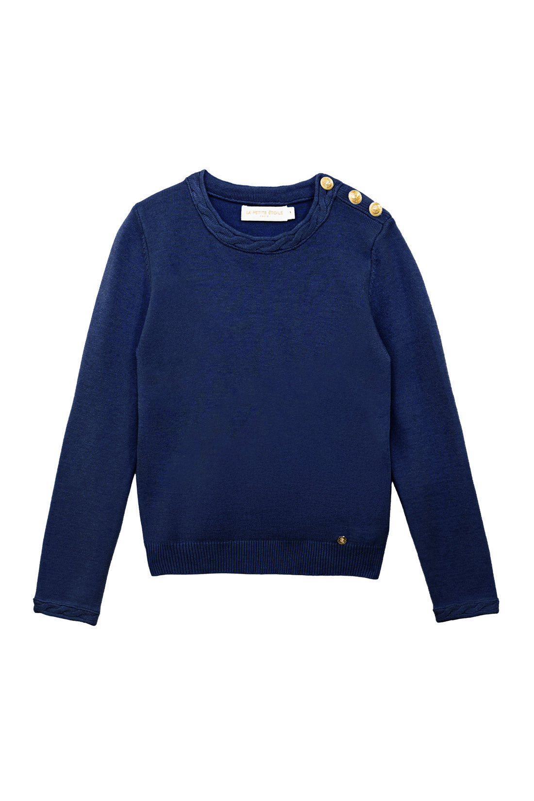 Pull boutons marine - Mingo