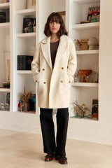 Manteau long écru - Naelis