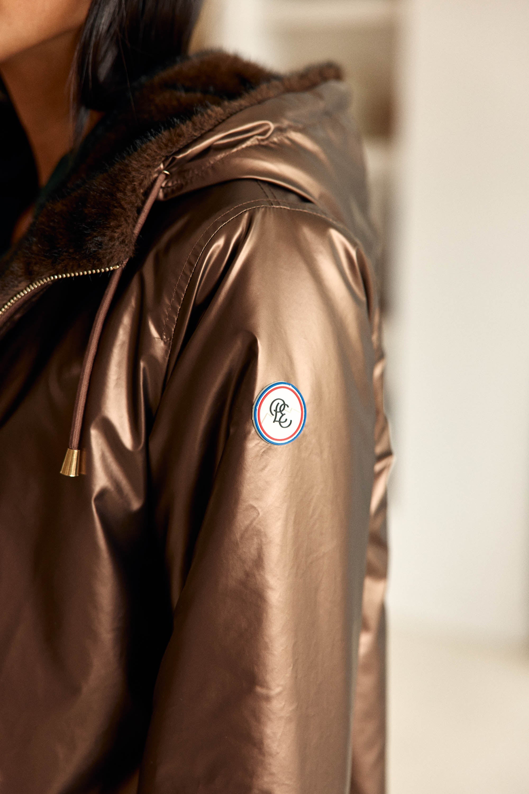 Imperméable réversible marron - Nainy