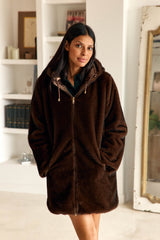 Imperméable réversible marron - Nainy