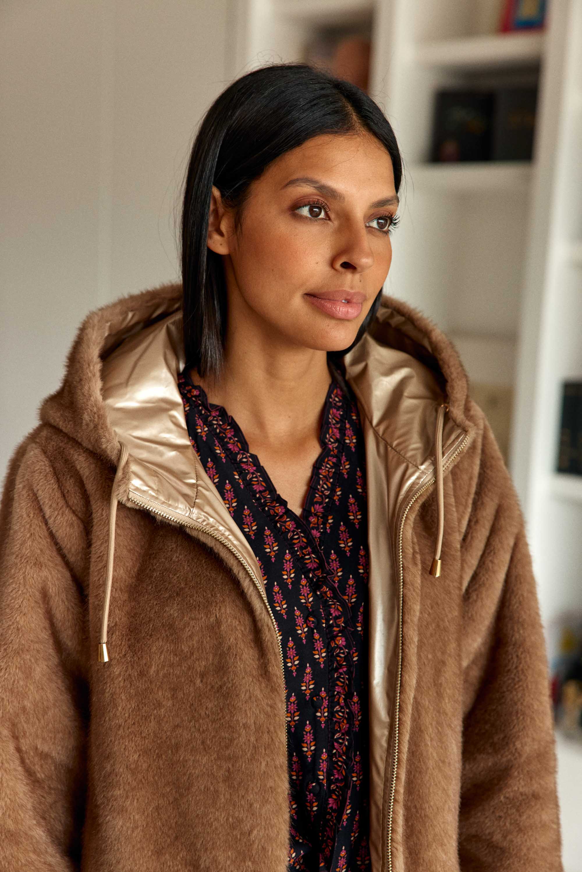 Imperméable réversible taupe - Nainy