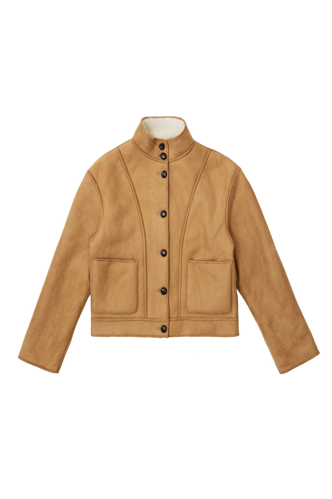 Manteau réversible camel - Natacha