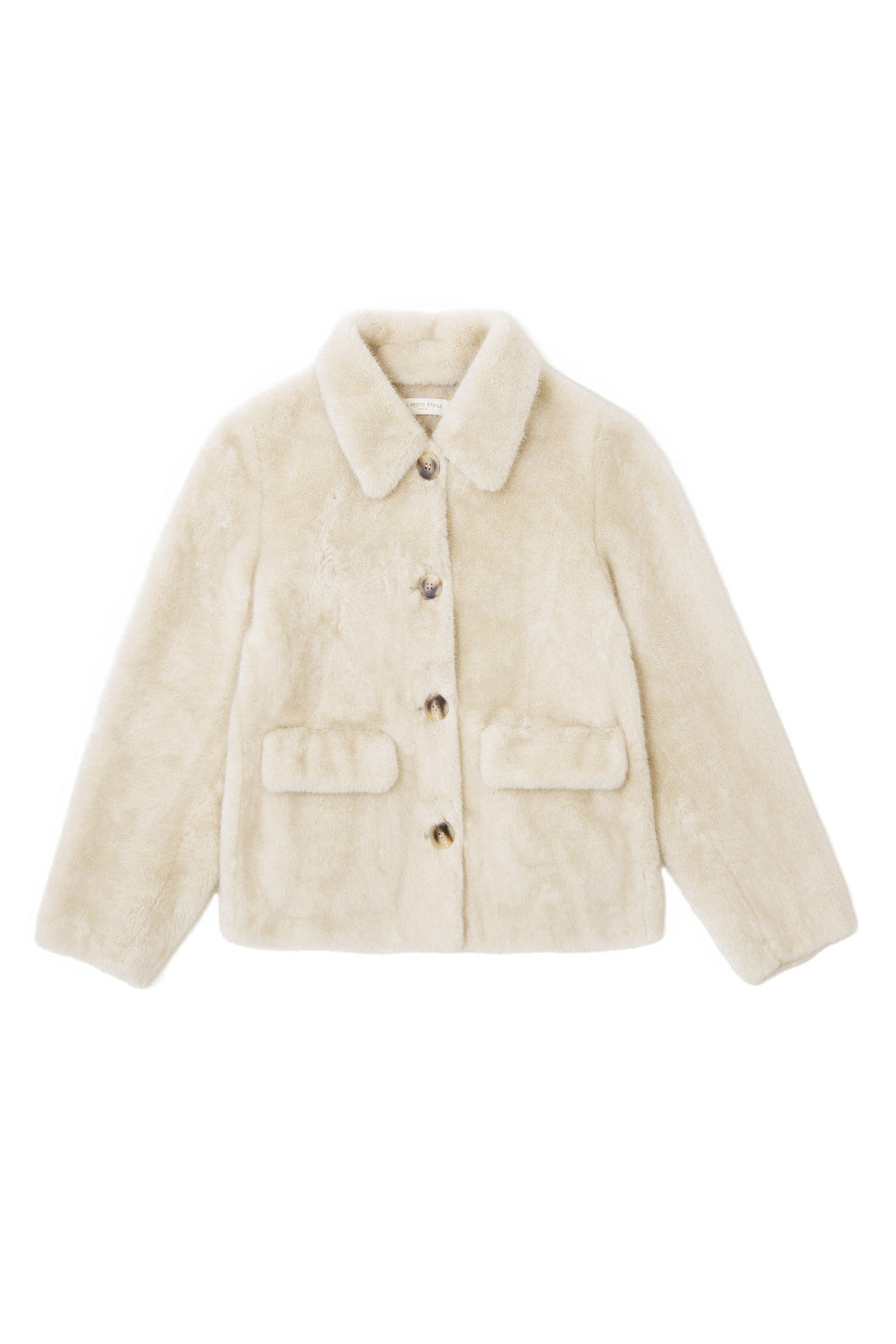 Manteau fausse fourrure beige - Nato