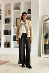 Manteau fausse fourrure beige - Nato