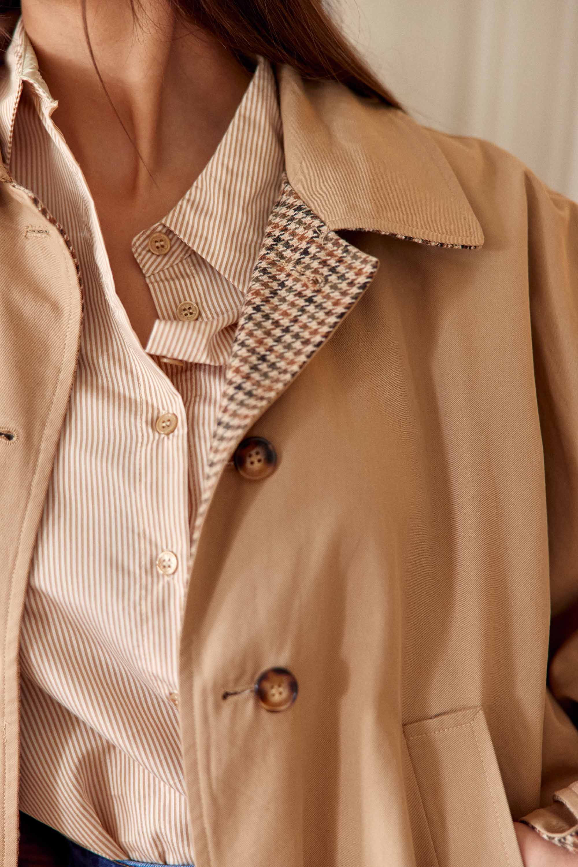 Veste réversible camel - Nerea