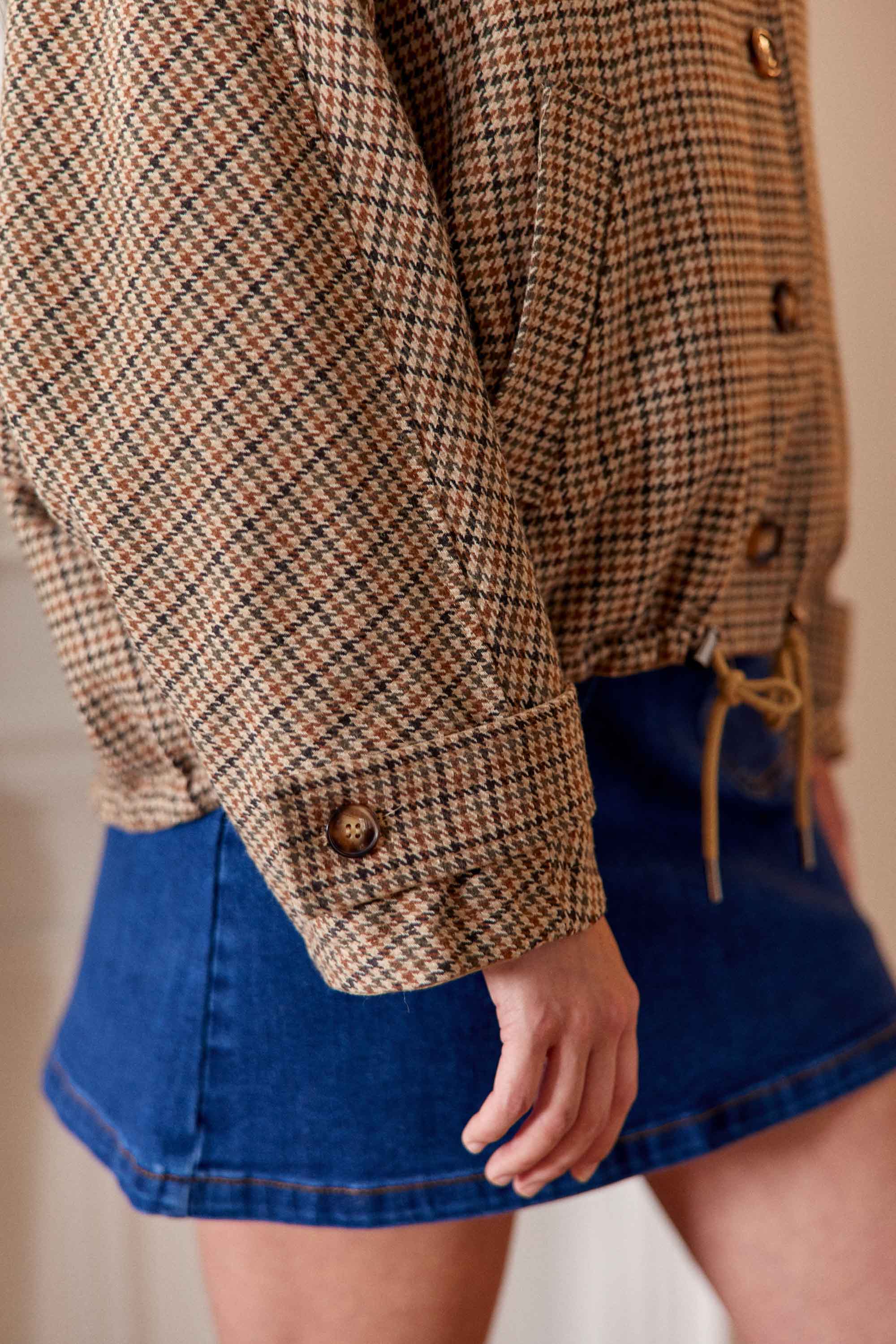 Veste réversible camel - Nerea