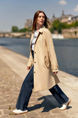 Trench midi beige - Nevin