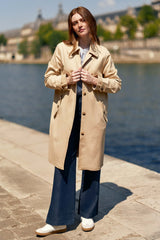 Trench midi beige - Nevin