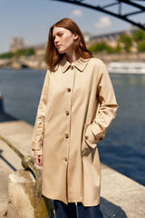 Trench midi beige - Nevin