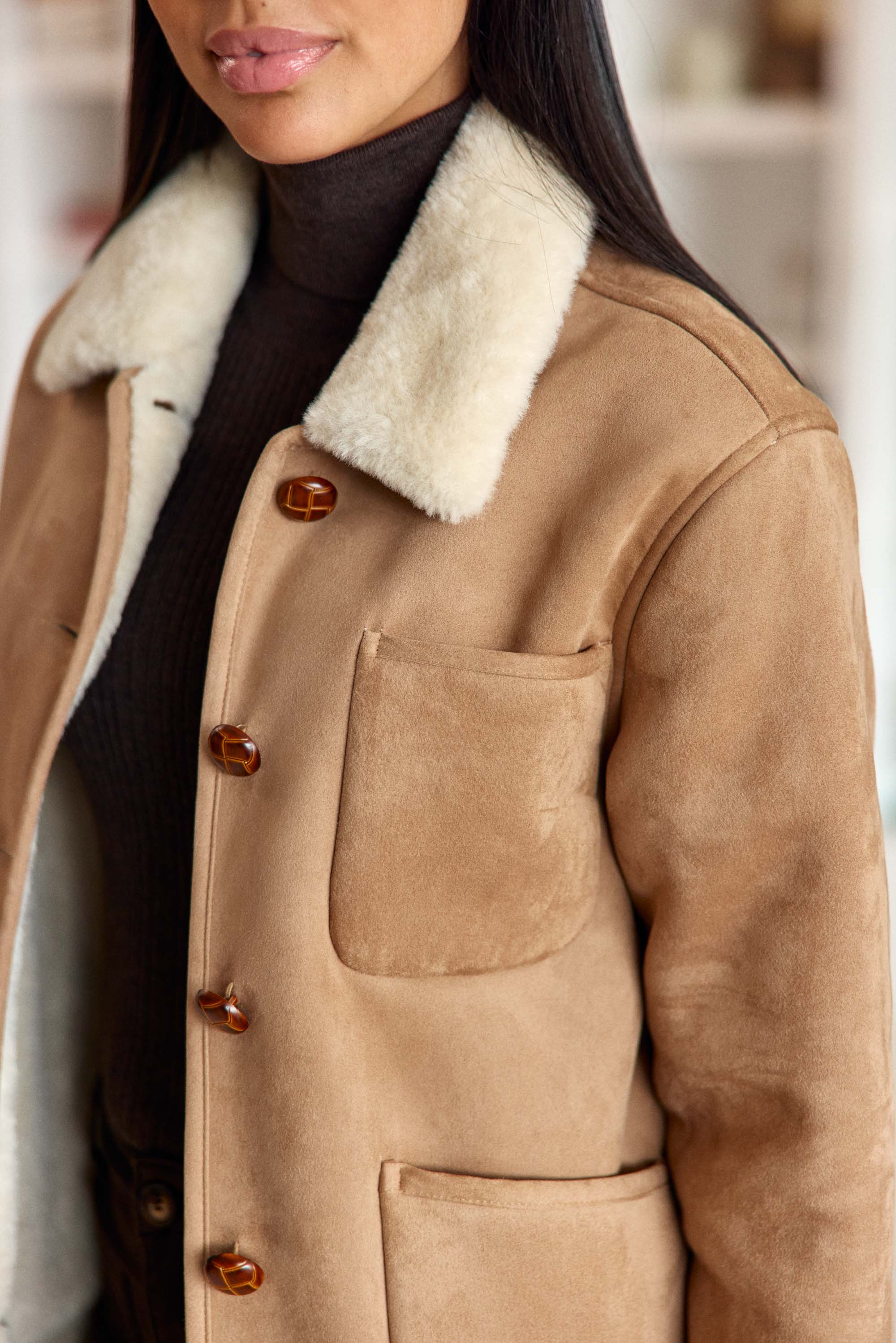 Manteau camel - Nita