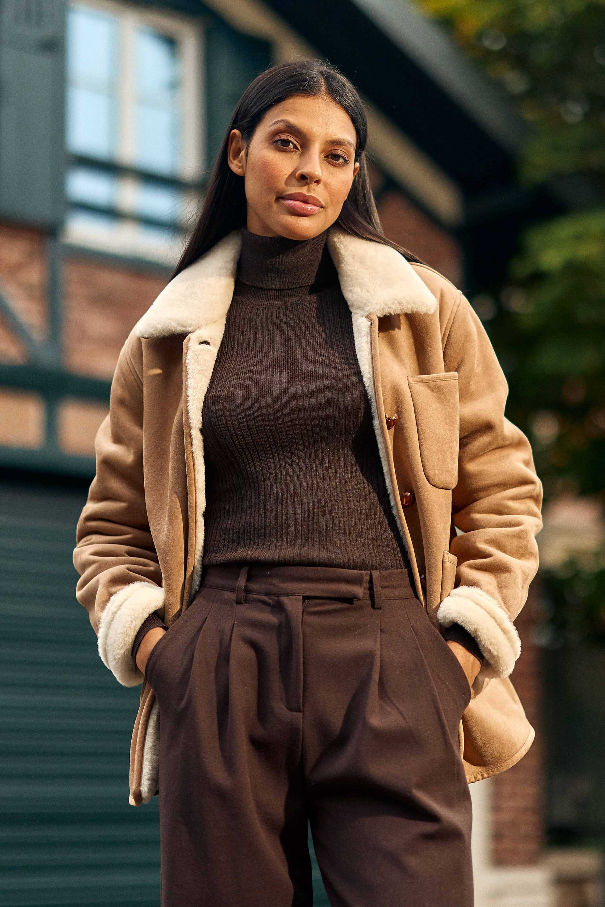 Manteau camel - Nita