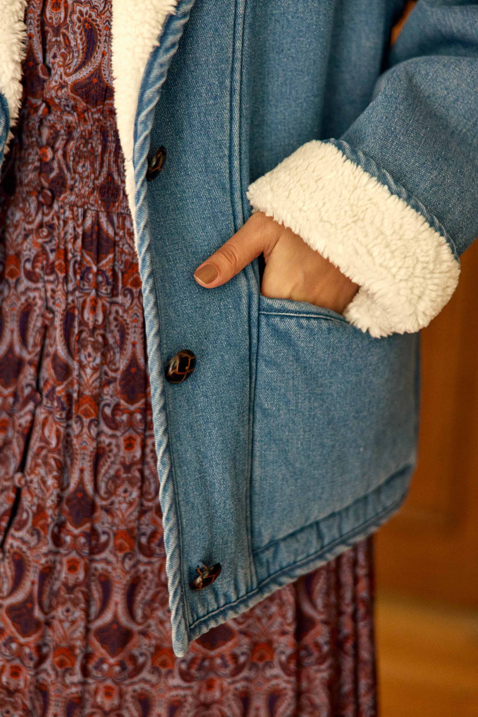 Manteau denim stone - Noelia