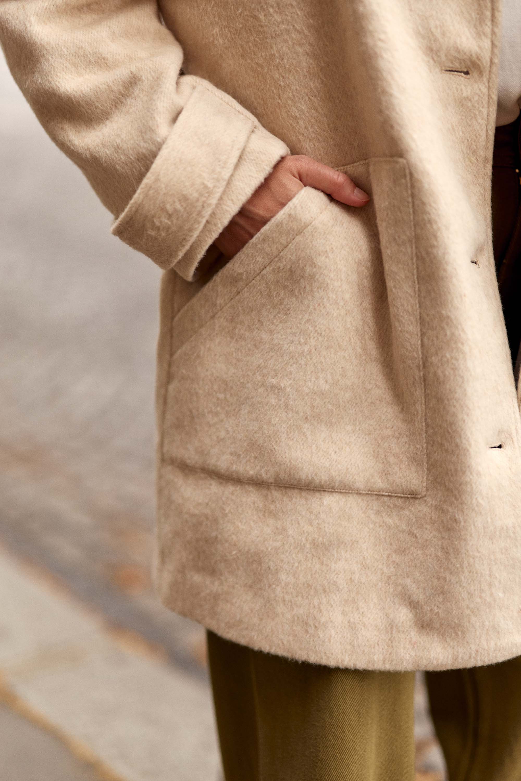 Manteau beige - Nomi