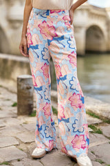 Pantalon fluide à ponts - Paddy