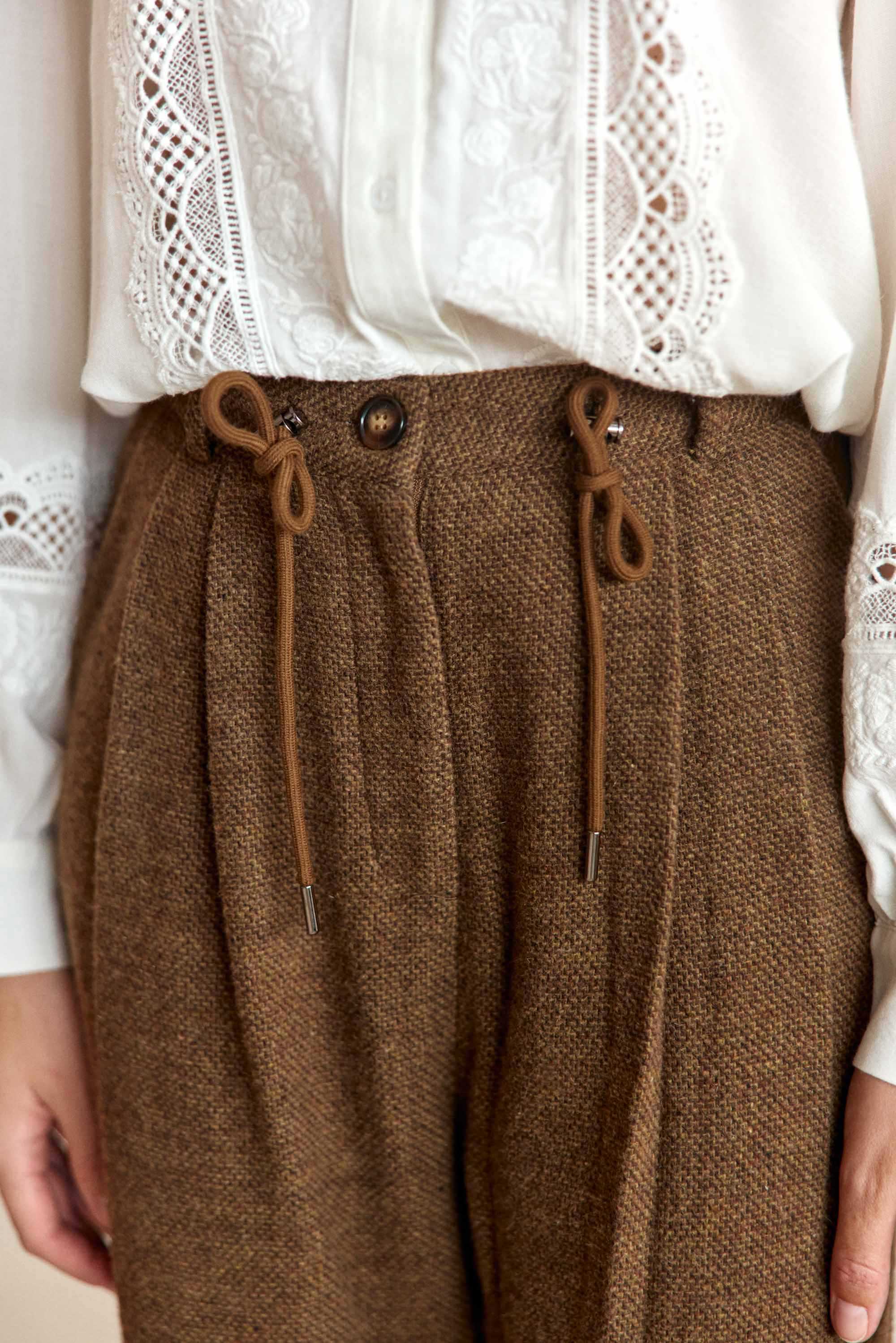 Pantalon droit chevron - Paloma