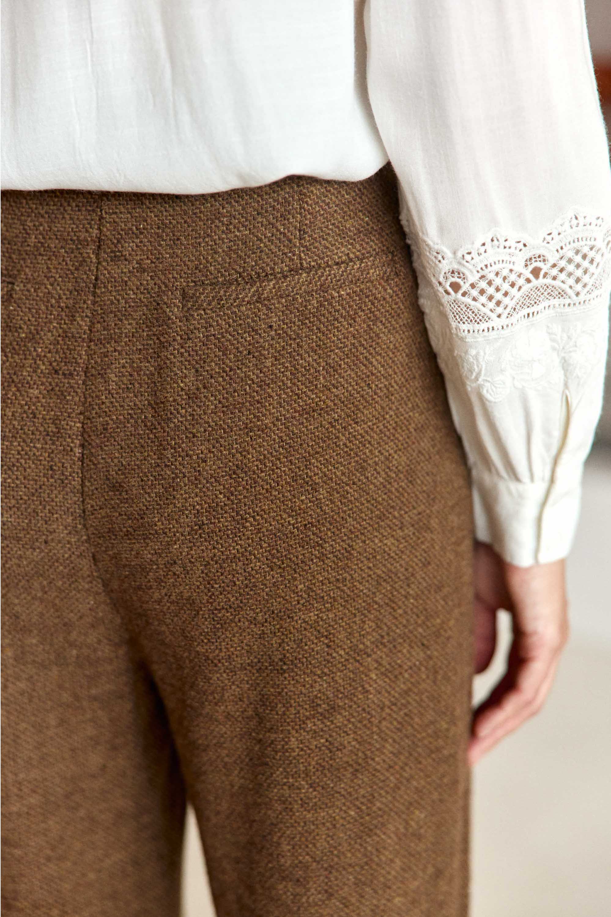 Pantalon droit chevron - Paloma