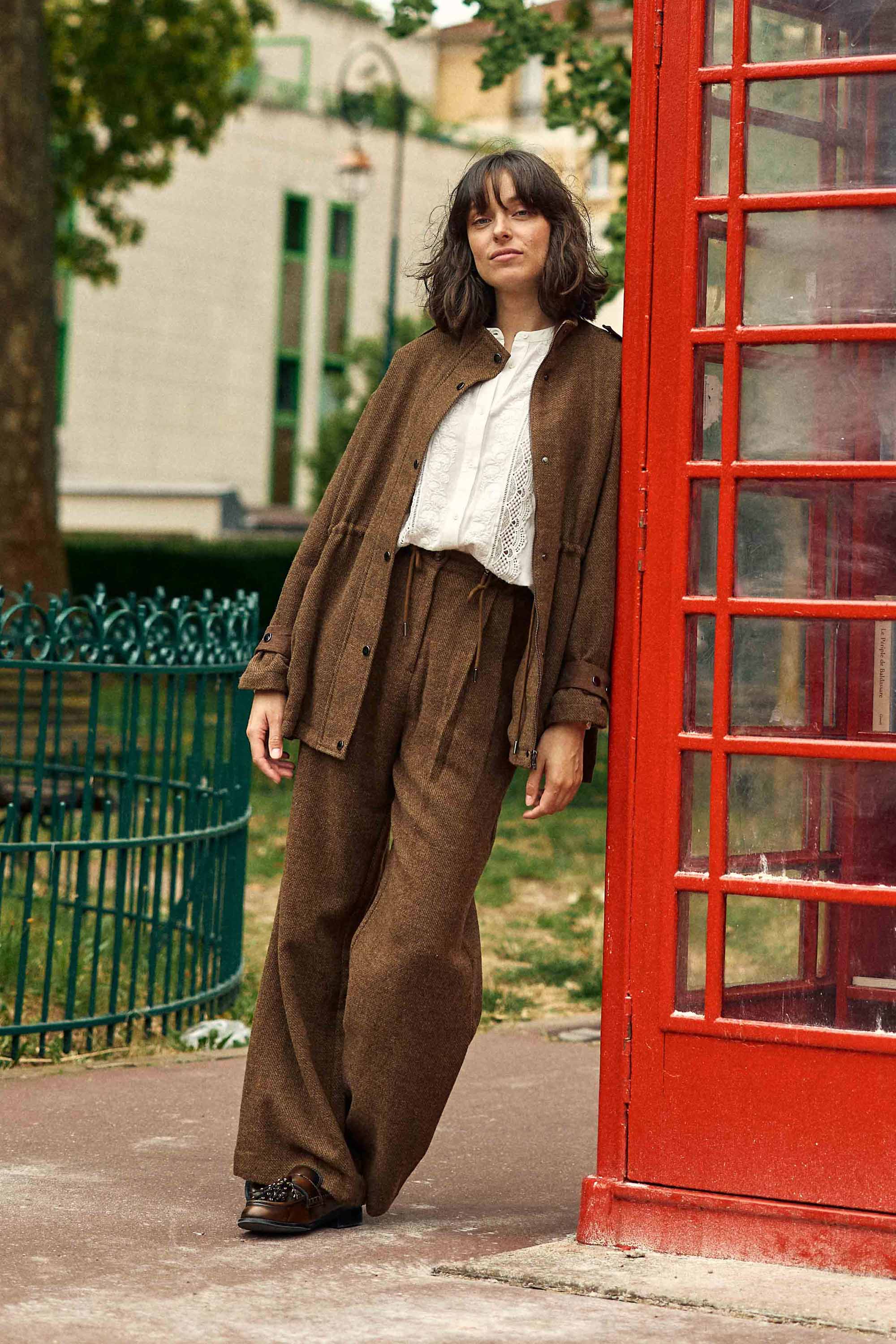 Pantalon droit chevron - Paloma