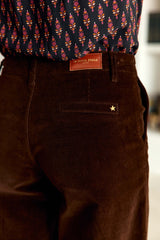 Pantalon velours marron - Paola