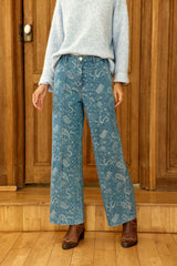 Jean à imprimés stone - Paolan