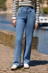 Jean taille haute stone - Phoebe