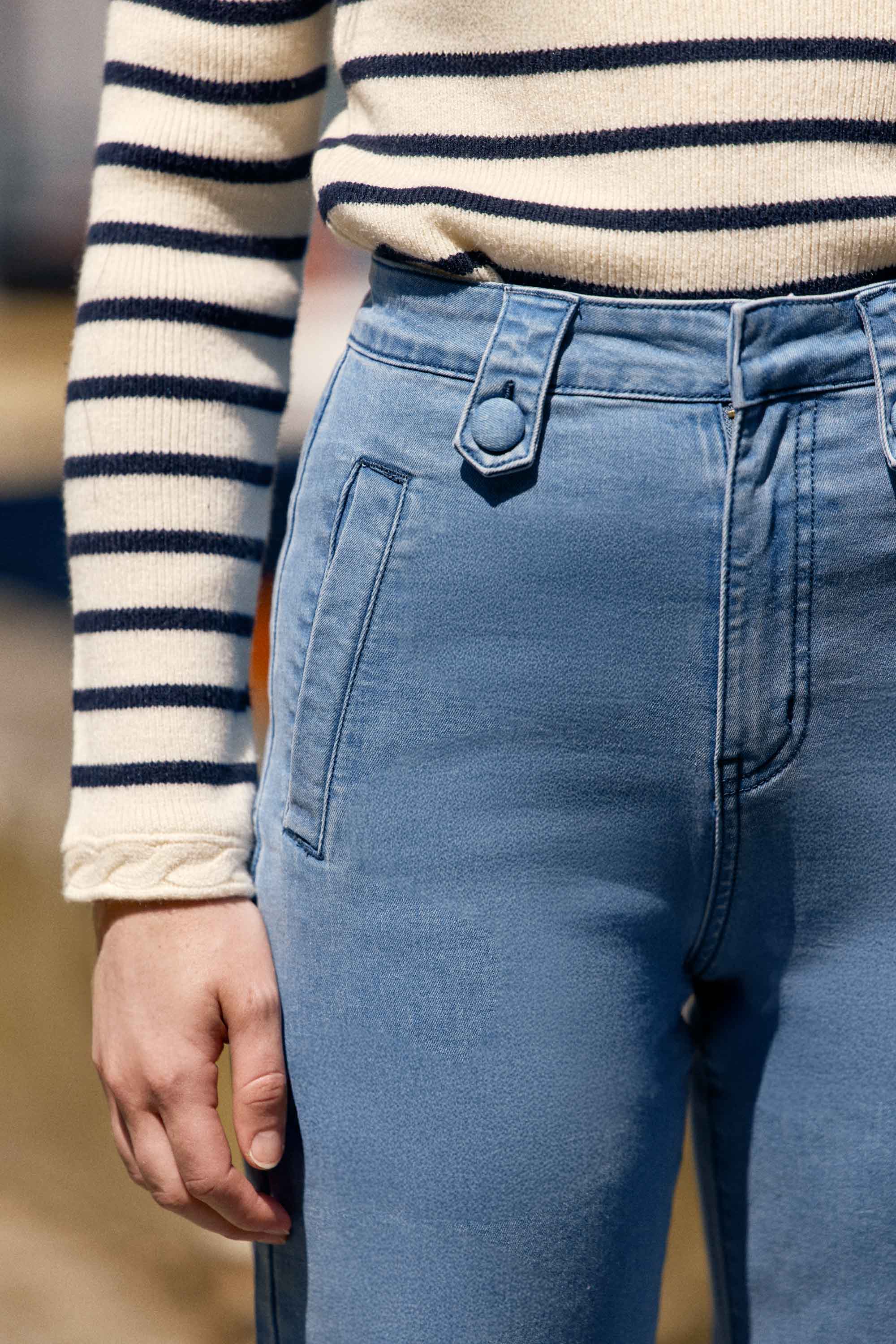 Jean taille haute stone - Phoebe