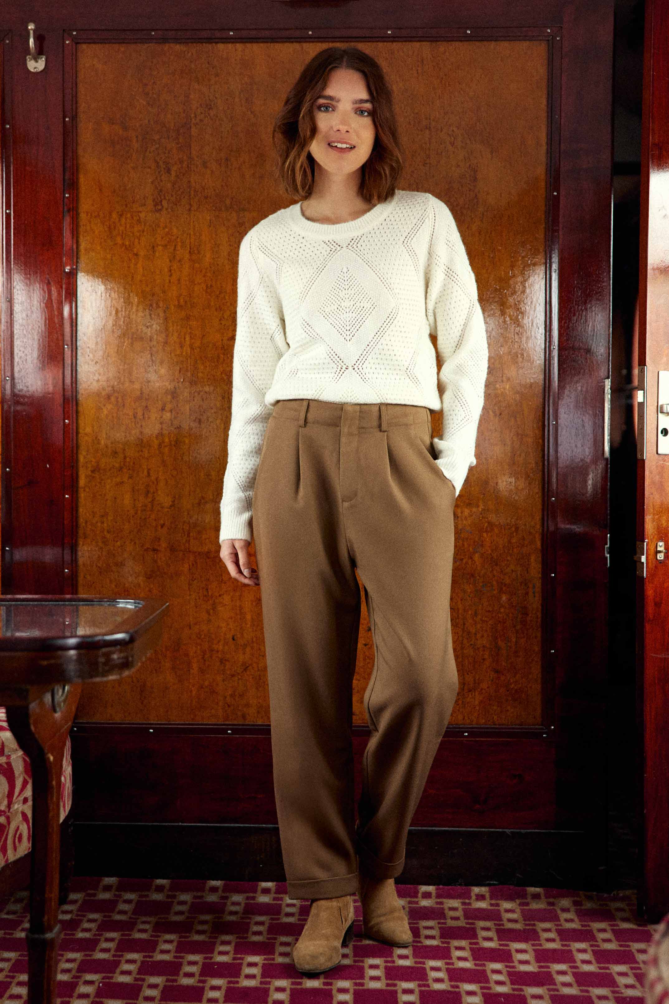 Pantalon camel - Pilar