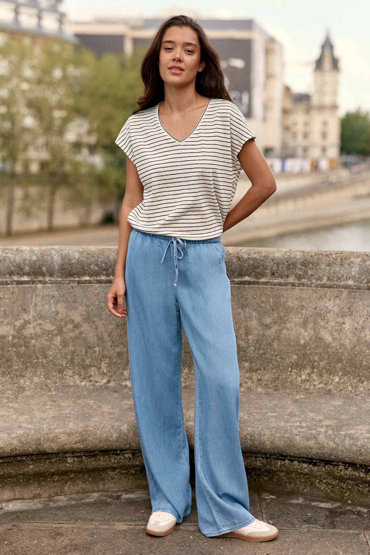 Pantalon fluide stone - Poeti