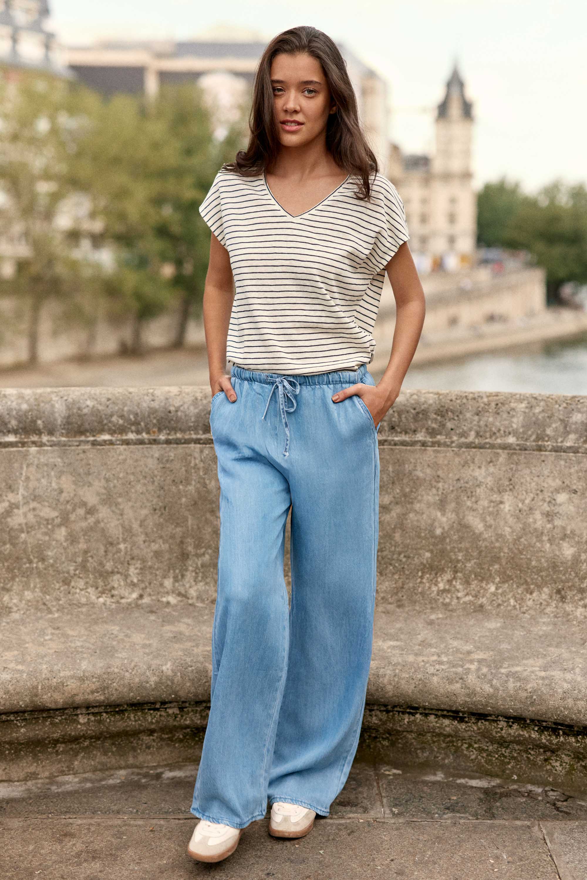 Pantalon fluide stone - Poeti