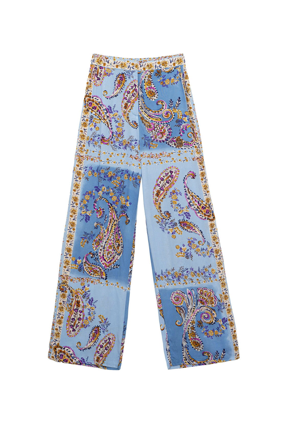 Pantalon fluide à imprimés - Polia