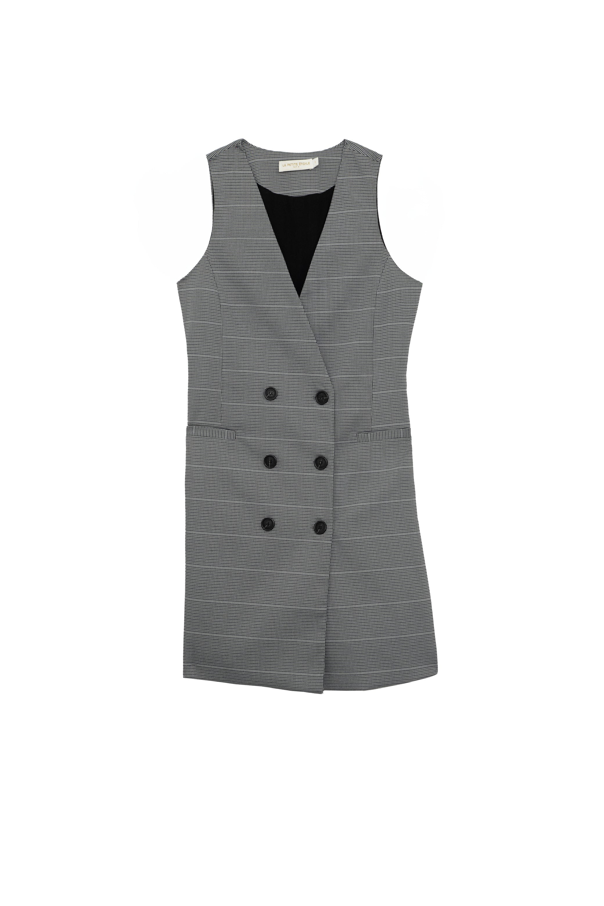 Robe tailleur courte grise - Raisy