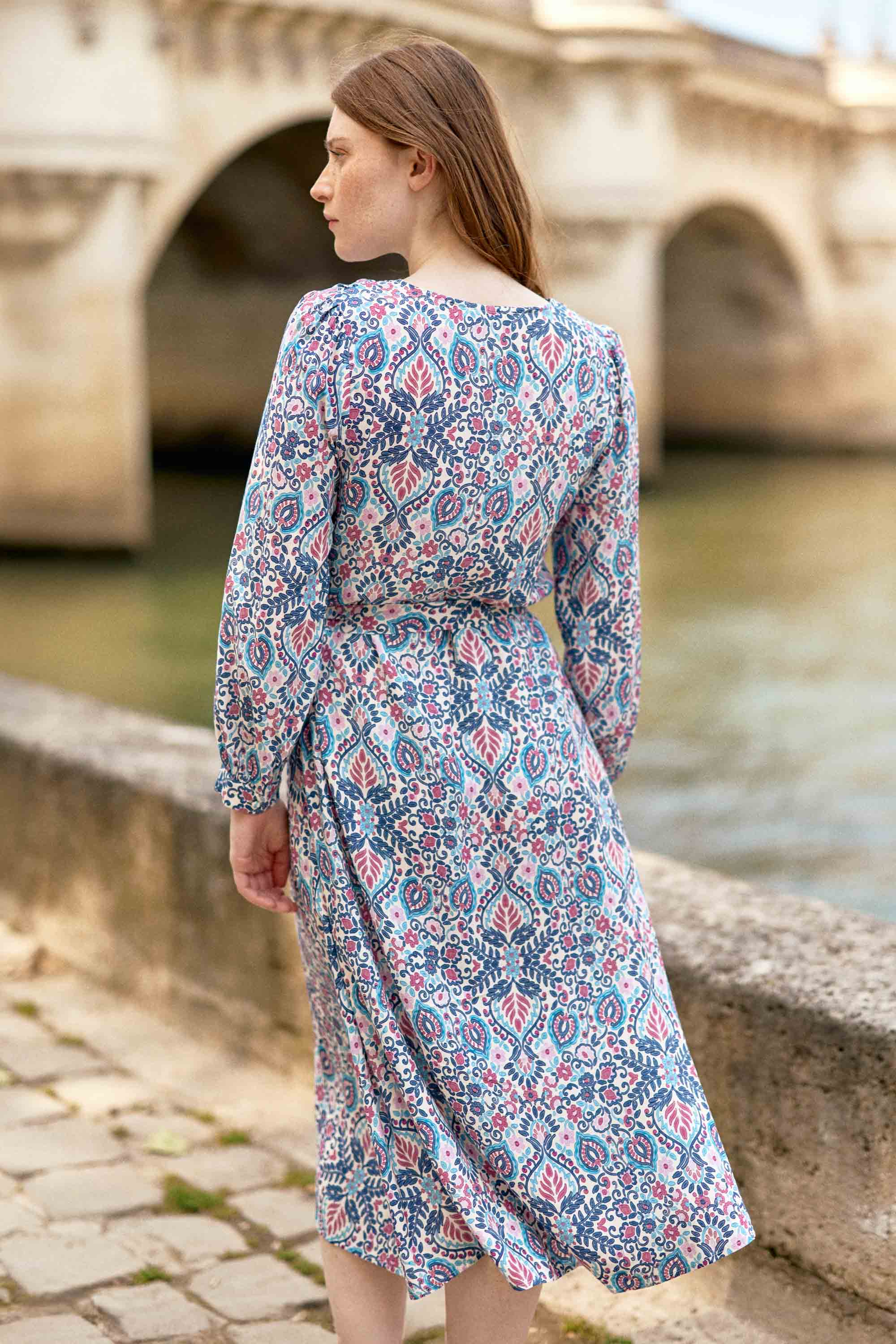 Robe midi florale - Ravena