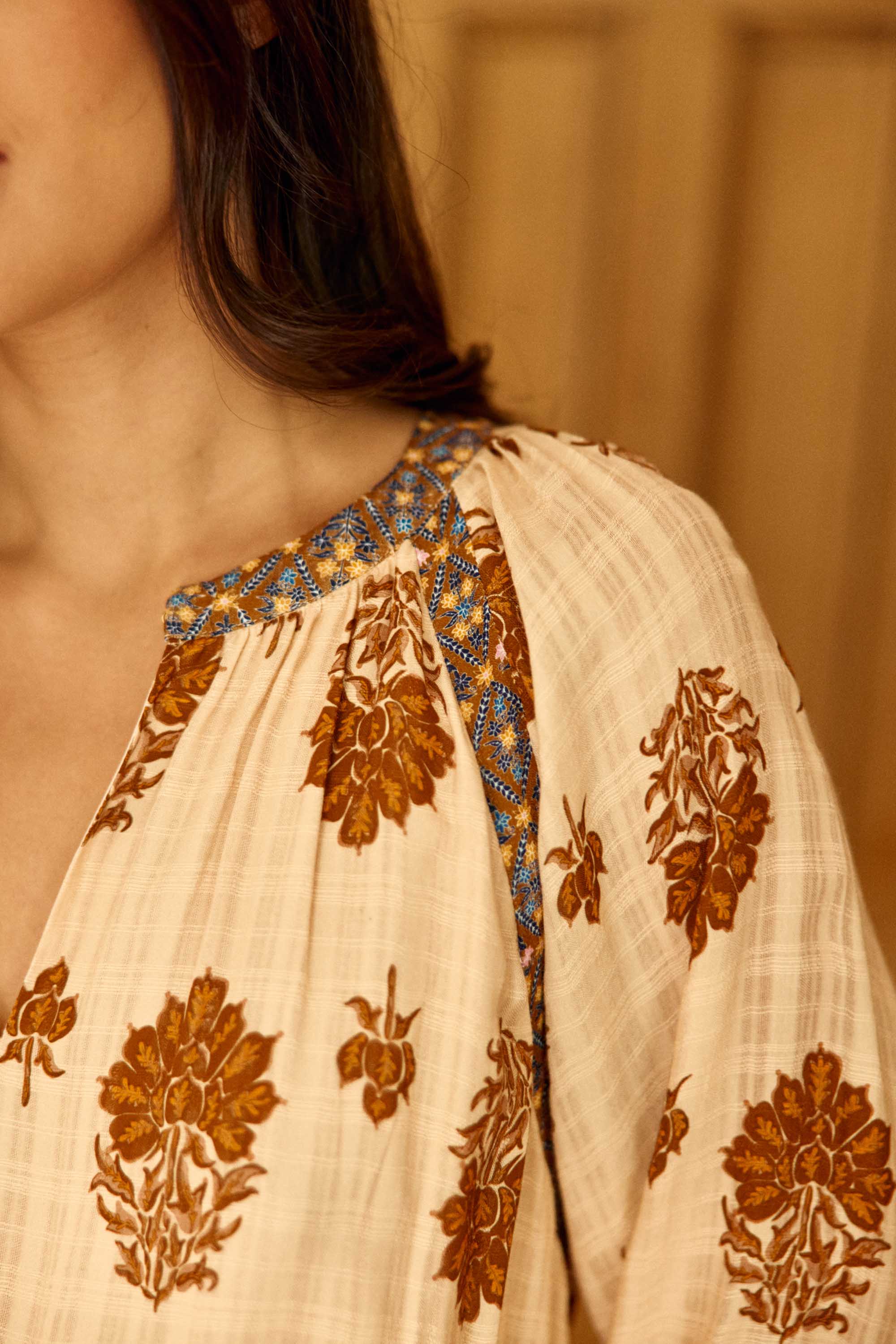 Robe courte à imprimés - Rilan