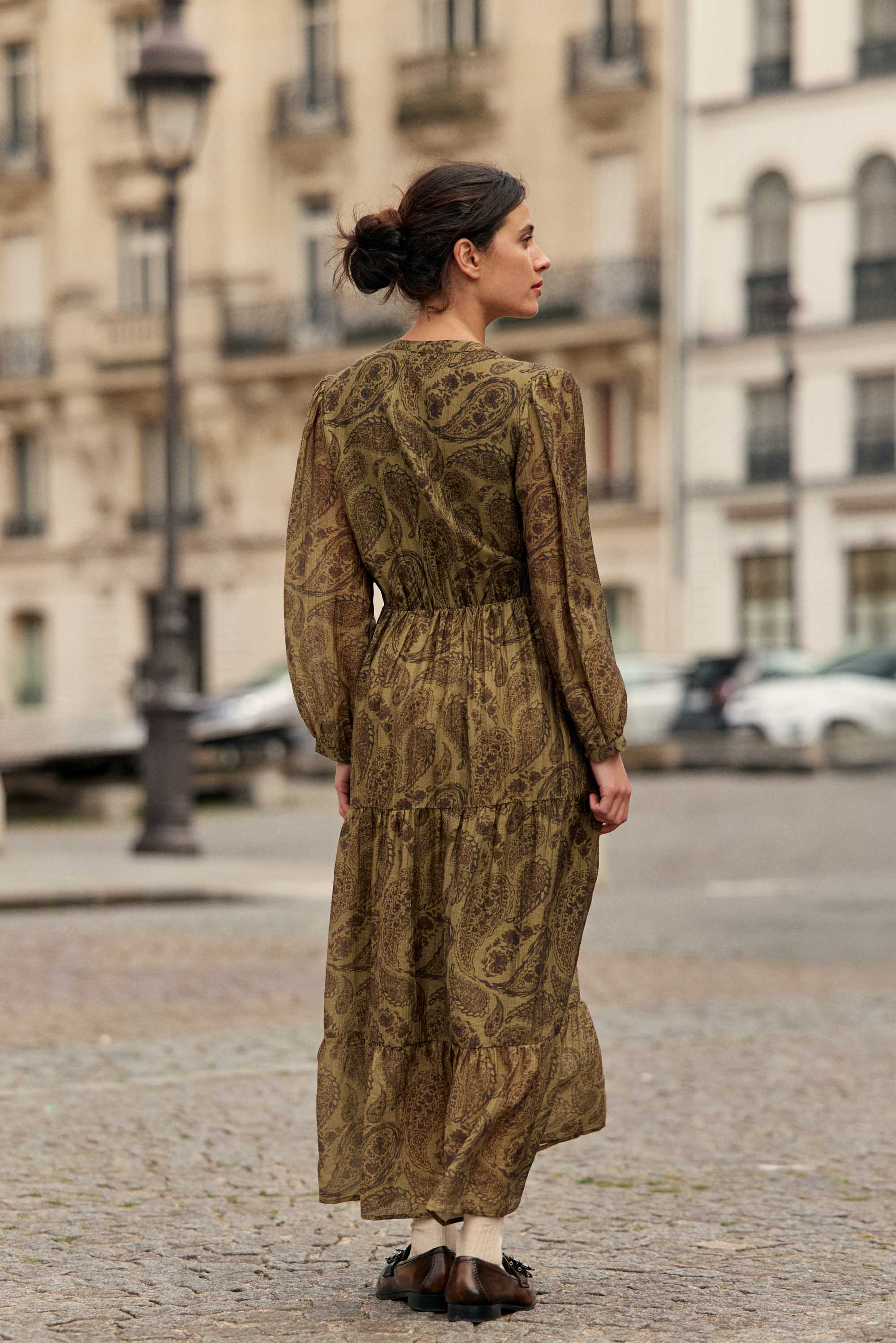Robe longue à imprimés - Ryma