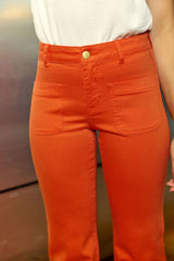 Jean flare orange - Sonny
