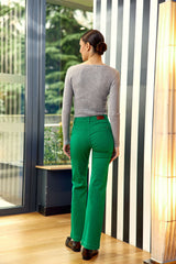 Jean flare vert - Sonny