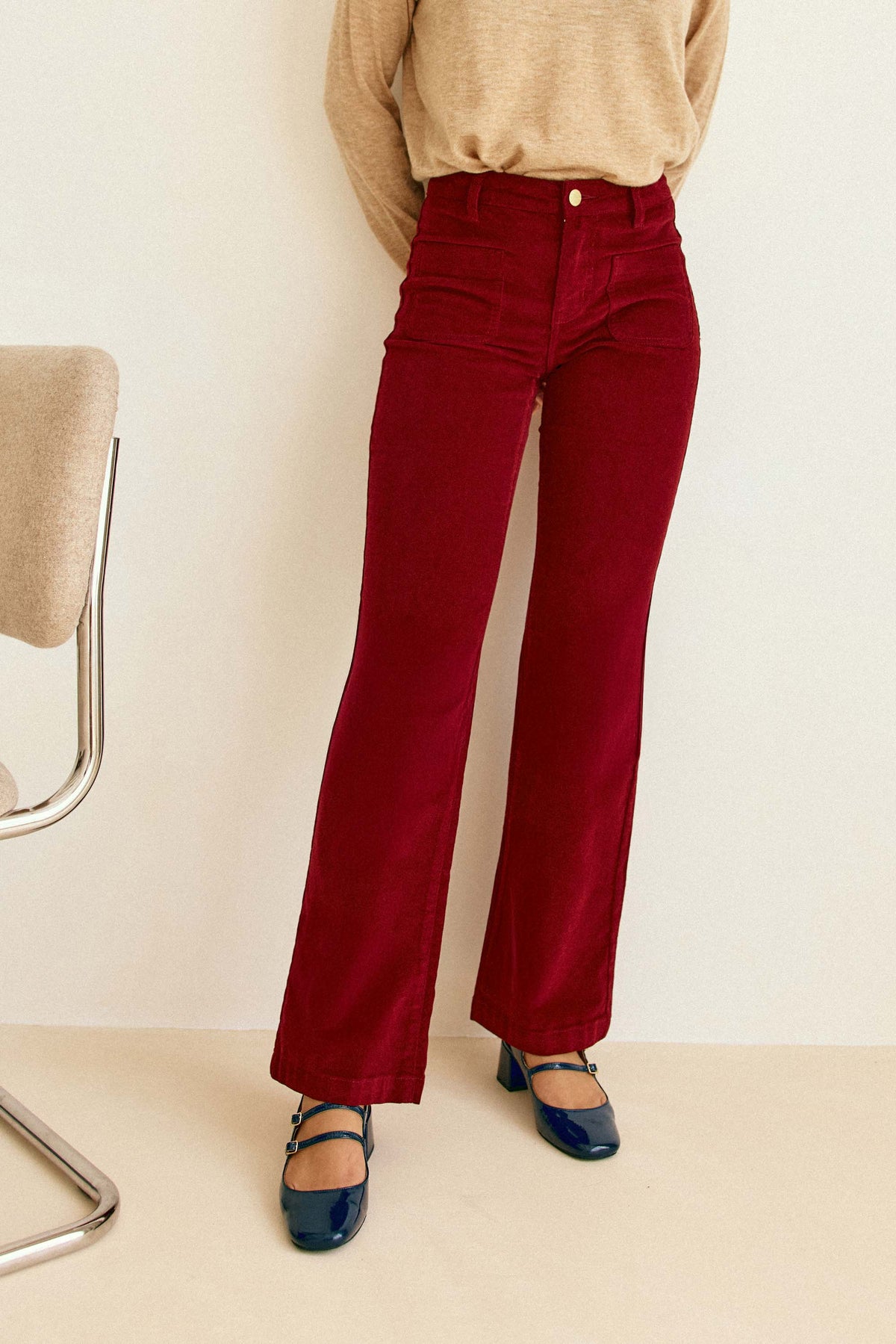Pantalon bordeaux - Sonny
