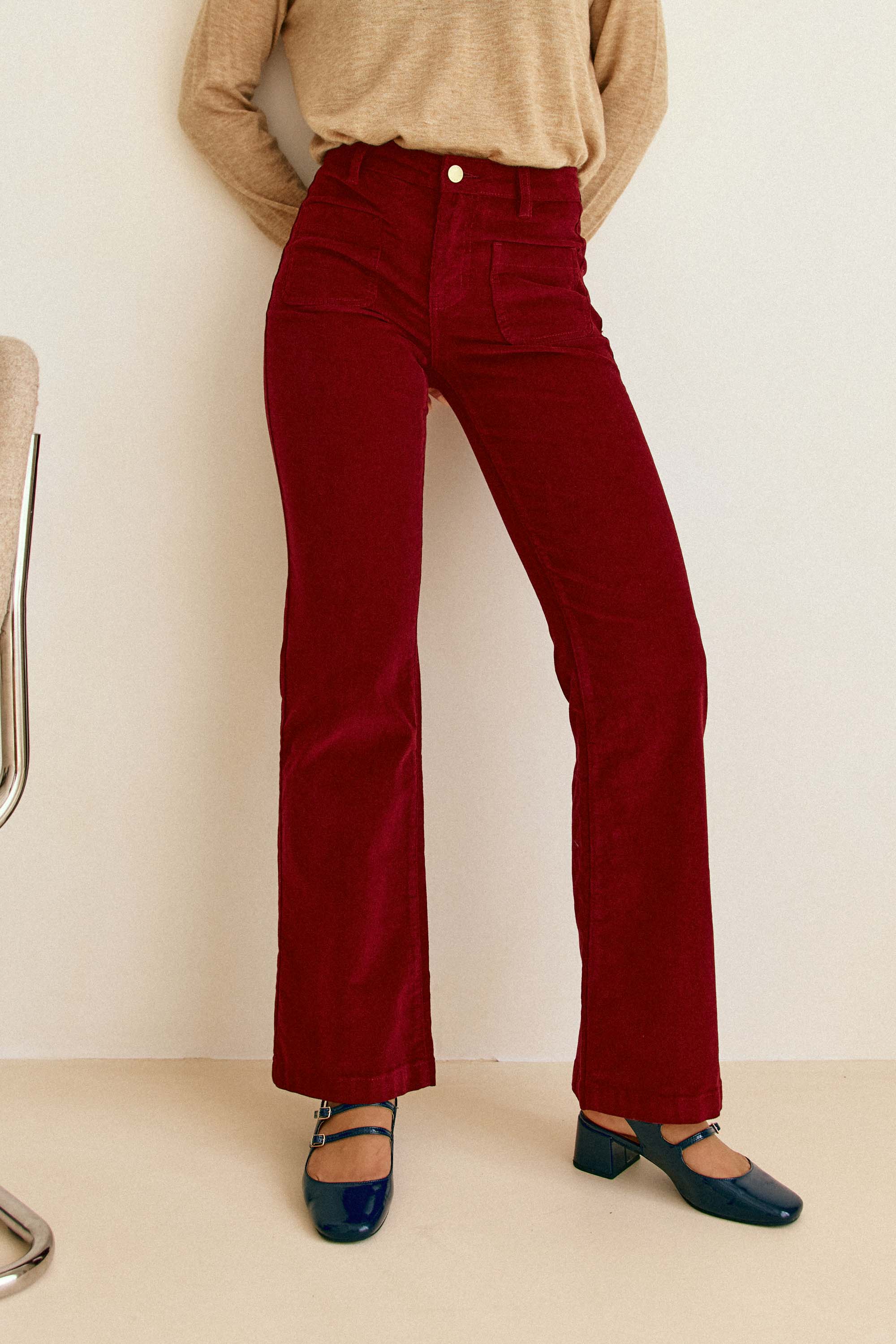 Pantalon bordeaux - Sonny