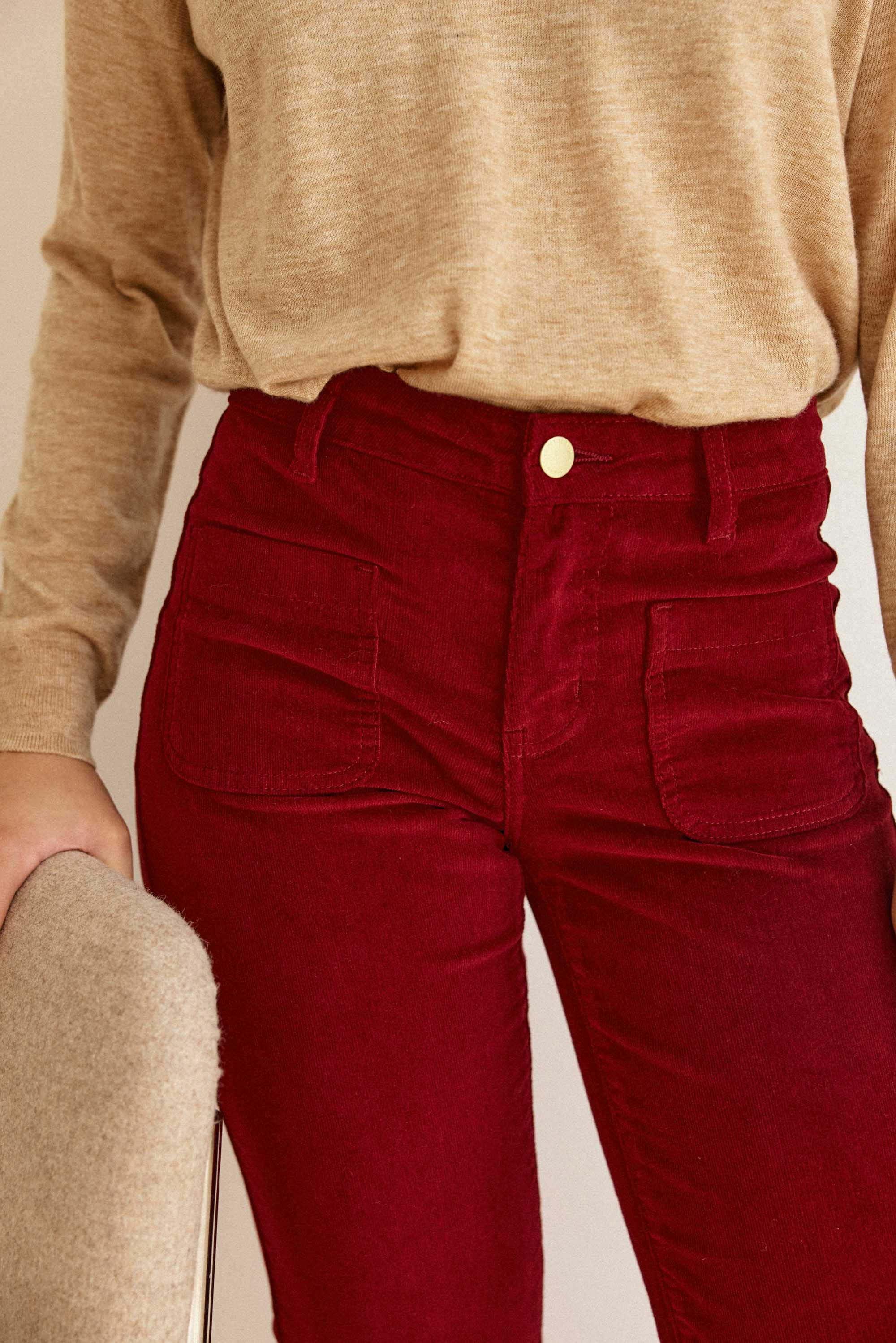 Pantalon bordeaux - Sonny