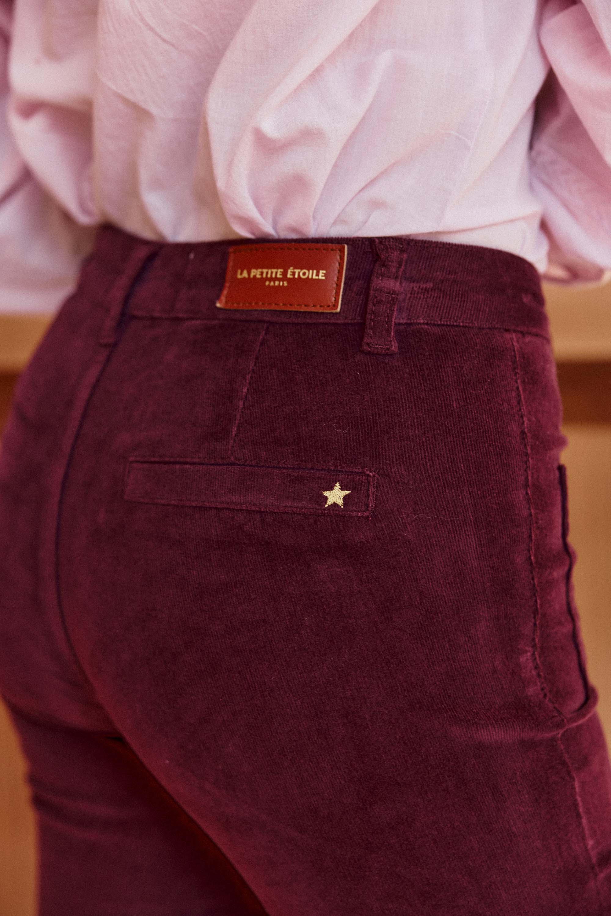 Pantalon lie de vin - Sonny