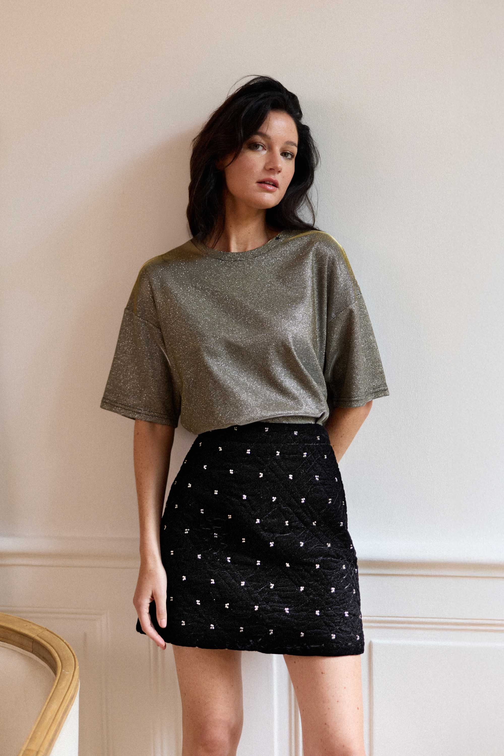 T-shirt argenté - Tais