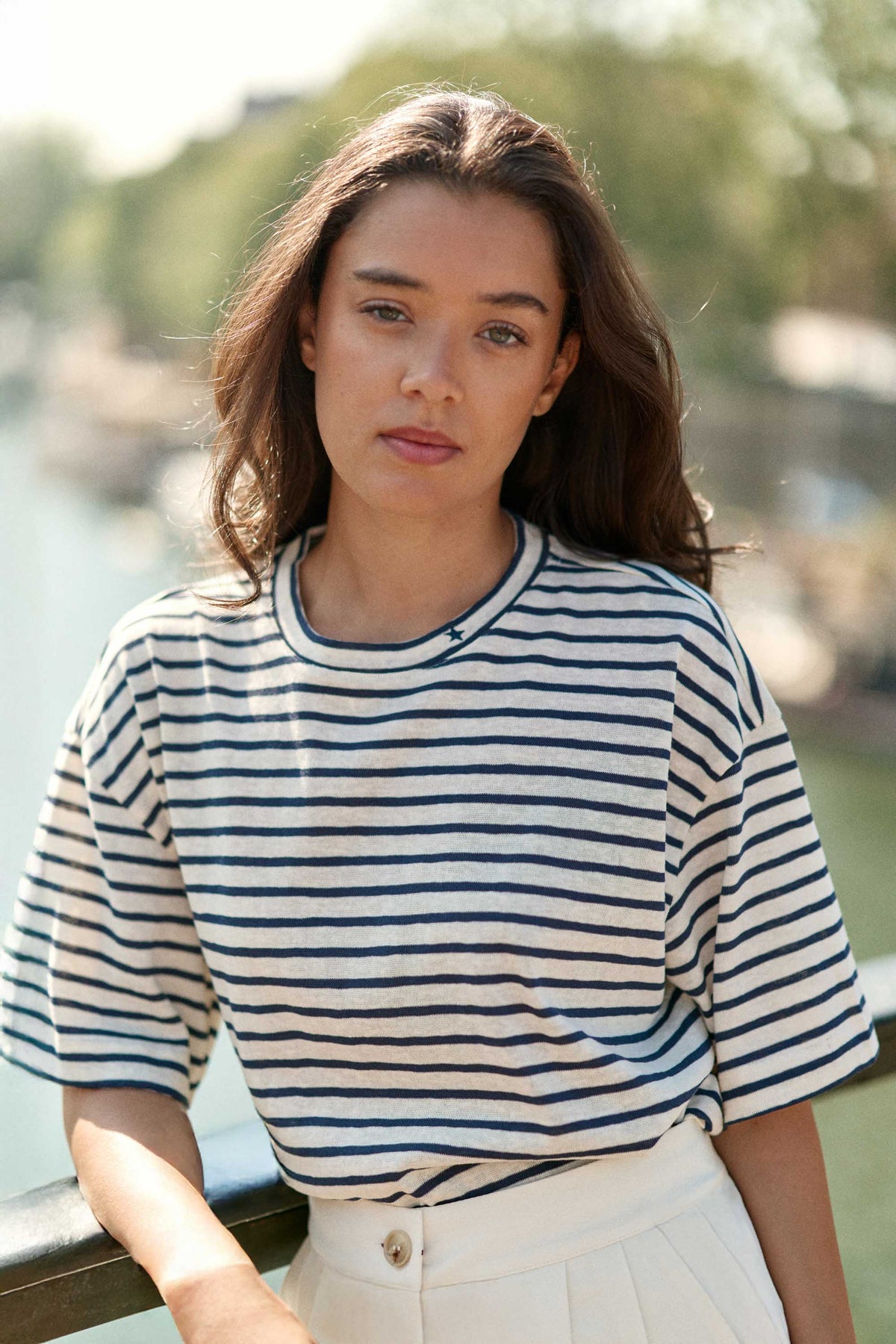 Sweat-shirt marinière - Tais