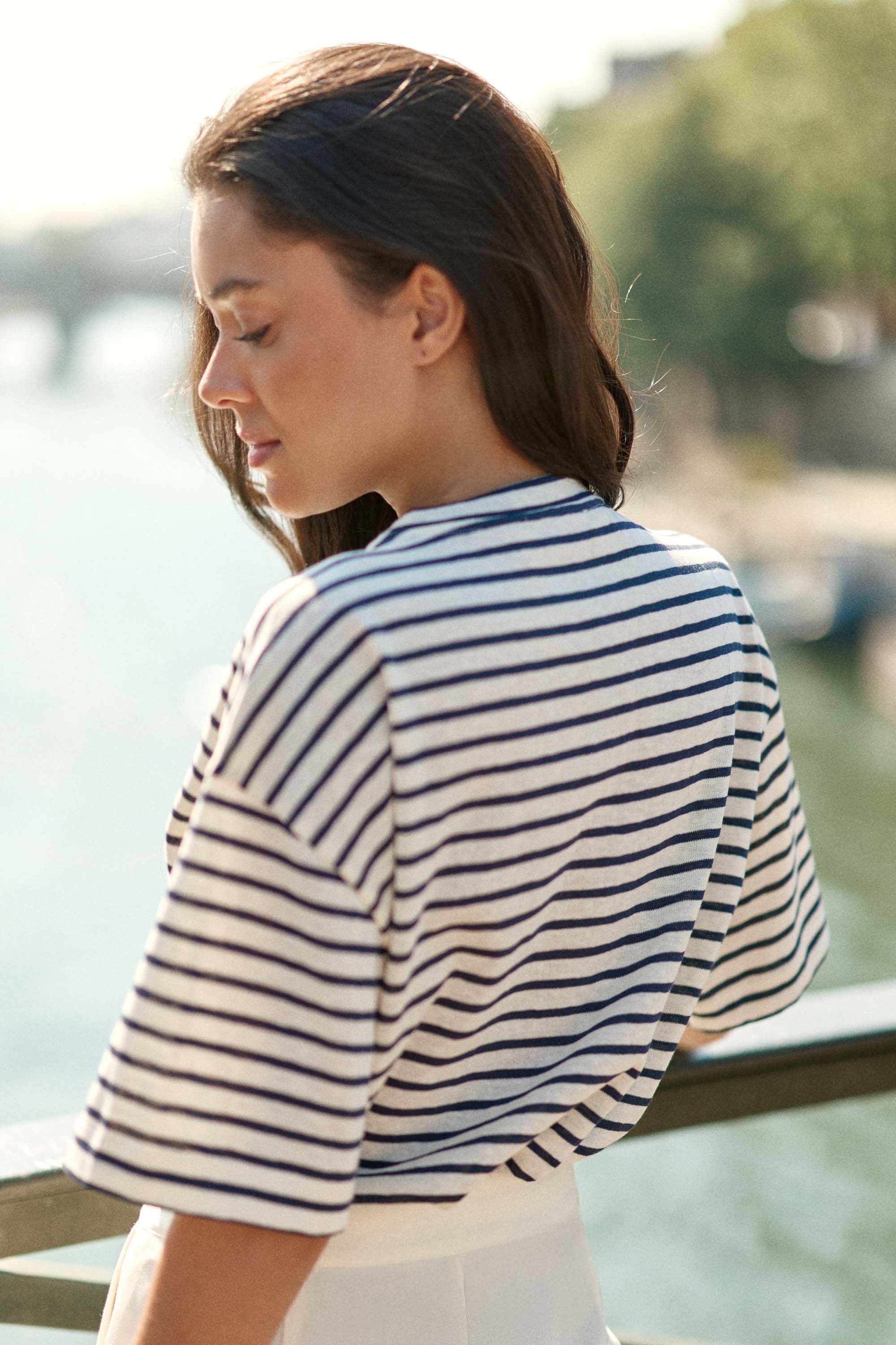 Sweat-shirt marinière - Tais