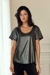 T-shirt argenté - Tia